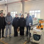 Indian Office Chair Client Visits Factory for Tube Shrinking Machine Consultation: Precisely Solving the Processing Problems of Shock Absorber Suspension and Caster Wheels